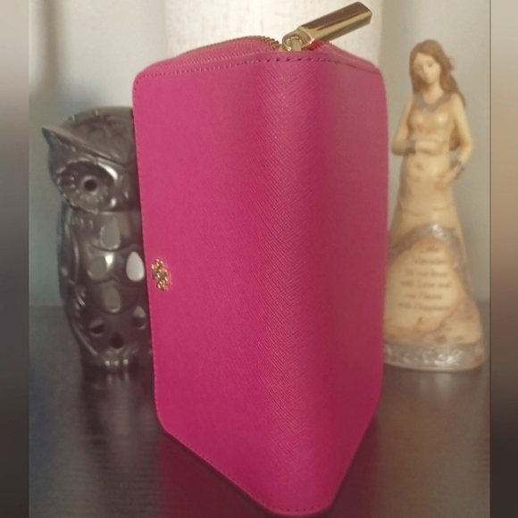 FINAL PRICE DROP - Tory Burch Emerson mini continental purse wallet in Hot Pink - Picture 8 of 9
